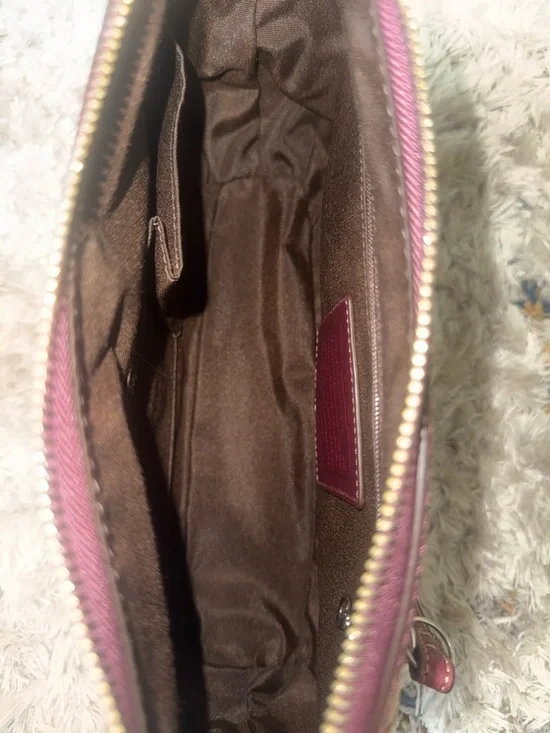 NWT COACH 2008 SIGNATURE & PLUM EAST WEST DUFFLE - Picture 5 of 6